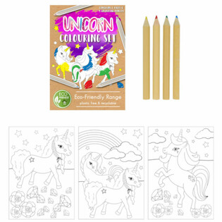 Conjunto de Desenho de Unic&oacute;rnio ECO-FRIENDLY (25 unid.)