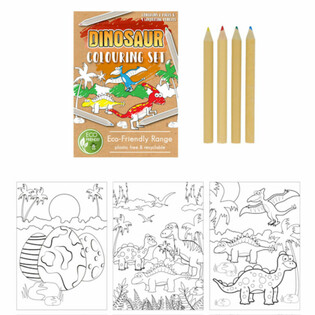 Set de Desenho de Dinossauro ECO FRIENDLY (25 unidades)