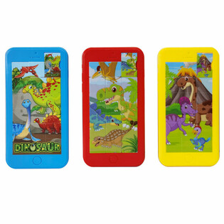 Puzzle de Deslizar Dinossauro - 8x16 cm