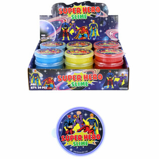 SLIME DE SUPER-HER&Oacute;IS EM DISPLAY (24 un.)