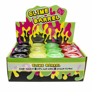 SLIME COLORIDO EM BARRIL EM DISPLAY (12 un.)