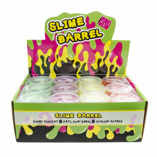 Expositor de Slime Colorido Transparente (12 unidades)