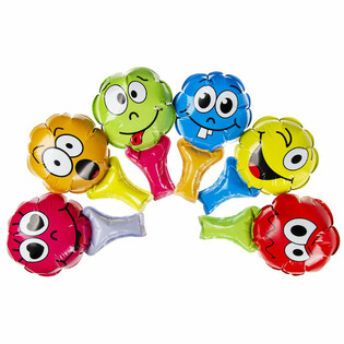 BAL&Otilde;ES DE M&Atilde;O SMILEY AUTOINFL&Aacute;VEIS (48 unid.)