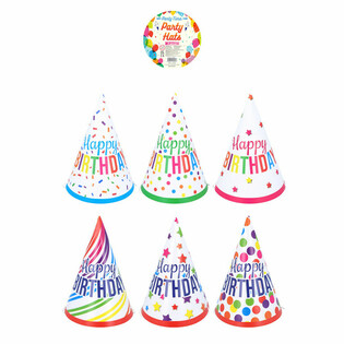 Chap&eacute;us de Festa Mix 'Happy Birthday' (120 un.)
