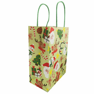 Sacos de Presente de Natal em Papel (12 unidades)