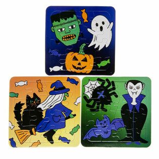 Mix de Puzzles de Halloween - 14 x 14 cm (50 un.)