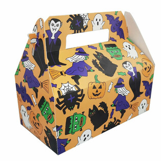 Caixa de Menu Halloween - 22,5 x 12 x 9,5 cm (24 un.)