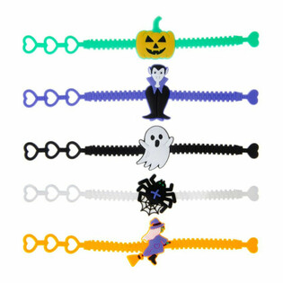 PULSEIRAS DE SILICONE HALLOWEEN (12 un.)