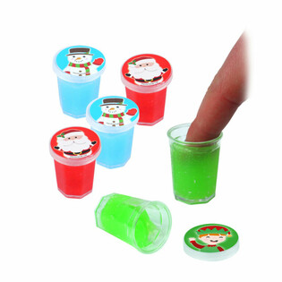Natal - Pequenos Potes de Slime (6 unid.)