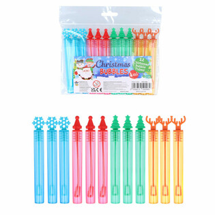 VARINHAS DE SAB&Atilde;O NATAL&Iacute;CIAS COLORIDAS (Pack de 12 unid.)