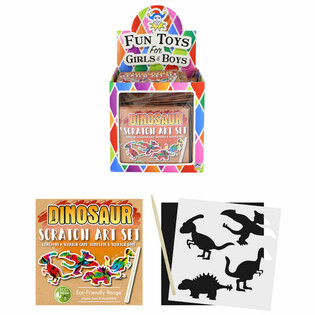 Expositor de Dinossauros de Raspadinha M&aacute;gica Eco Friendly (108 uds.)