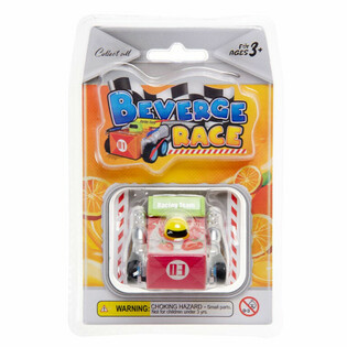 CARRO DE CORRIDA PULLBACK - BEVERAGE RACE CAR (12 Unidades)