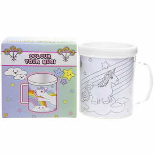 UNICÓRNIO - COLORE A TUA PRÓPRIA CANECA (2 un.)