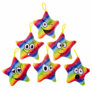 ESTRELAS DE PELUCHE ARCO-&Iacute;RIS (24 unid.)