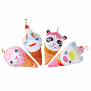 GELADOS DE PELUCHE COM CARAS (24 un.)