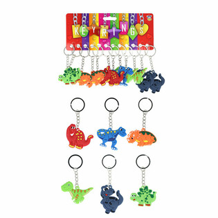Porta-chaves Dinossauros (12 unidades)