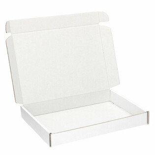 Caixa de cart&atilde;o para correio A5 BRANCA - 220x155x28 mm (50 un.)