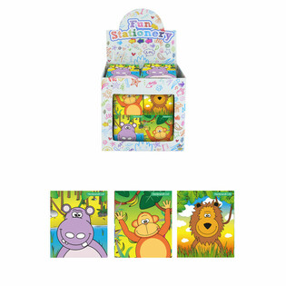 Blocos de Notas 'Animais da Selva' em Display (480 unidades)