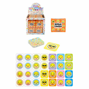 PEQUENOS JOGOS DE MEM&Oacute;RIA - MODELO: SMILEY - EM EXPOSITOR (64 un.)