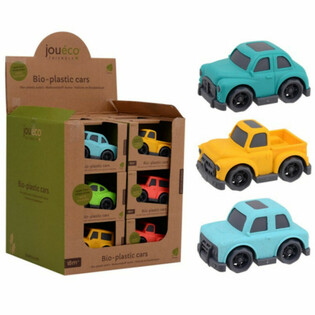 JOUECO - CARROS EM BIO-PL&Aacute;STICO EM EXPOSITOR (18 unidades)
