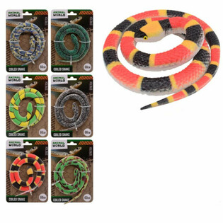 Serpente Animal World no Cart&atilde;o (60 cm) - Expositor 24 pe&ccedil;as