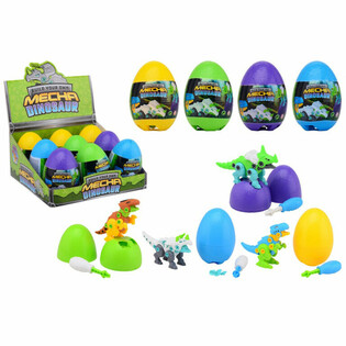 Kit de Constru&ccedil;&atilde;o Ovo de Dino Grande - Display (9 unidades)