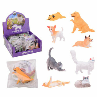 ANIMAL WORLD - FIGURAS DE ANIMAIS DE ESTIMA&Ccedil;&Atilde;O EM EXPOSITOR (36 un.)
