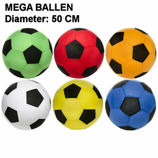 BOLAS GIGANTES - DI&Acirc;METRO: 50 CM - EXPOSITOR CORES MIX (12 un.)