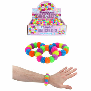 Pulseira com Pompons em Expositor (36 un.)