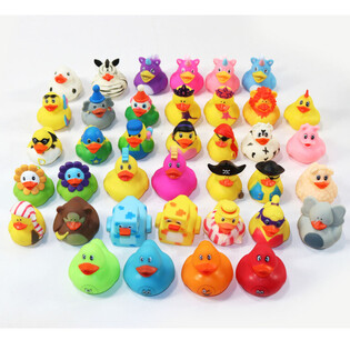 MIX PATINHOS DE BANHO DE DESIGN - Dim 5x5.5x6 Cm (38 unid.)