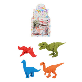 BORRACHAS - MODELO: MIX DINOSSAUROS - EM EXPOSITOR (80 un.)
