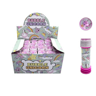Bolas de Sab&atilde;o Unic&oacute;rnio 25ml em Expositor (24 un.)