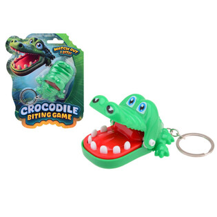 Jogo do Crocodilo que Morde Porta-chaves - no Cart&atilde;o (24 un.)