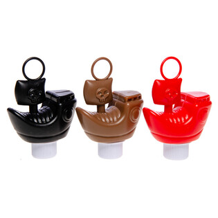 Navio Pirata para Pesca de Patinhos - Cores Mistas - 8 cm (15 un)