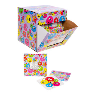 PEQUENOS JOGOS DE MEM&Oacute;RIA - MODELO: SMILEY EM EXPOSITOR (60 un.)