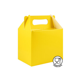 Caixa para Brindes Amarela 14x9,5x12 cm (12 un.)
