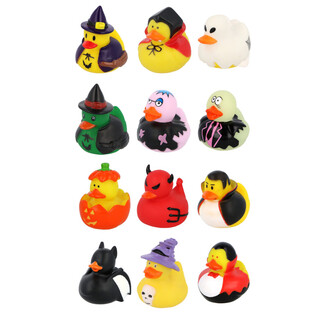 Patinhos de Banho Halloween Mix (12 unidades) - 6 x 5 cm