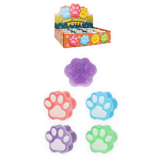 Slime de Pata de C&atilde;o - Paw Shaped Putty (24 unidades)