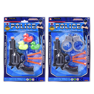 Set de brincar pol&iacute;cia em blister - 2 modelos mistos (6 unidades)