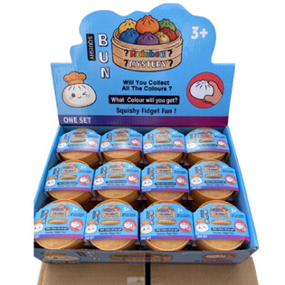 RAGE - Squishy Bun Dumplings PEQUENO (5.3x5.3x4.1 cm) - Fidget Toy Viral 2026 (24 un.)