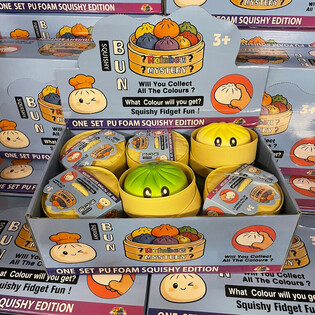RAGE - Squishy Bun Dumplings GRANDES - ONE SET PU FOAM SQUISHY EDITION (12 un.)