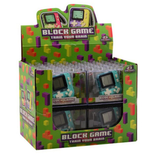 CONSOLA DE JOGOS DE BLOCOS - CORES MISTAS - EM EXPOSITOR (12 un.)