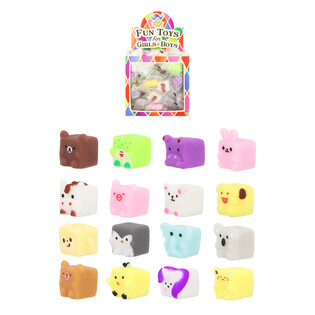 Squishy de Caixa Surpresa Cube Animals em Display (96 un.)