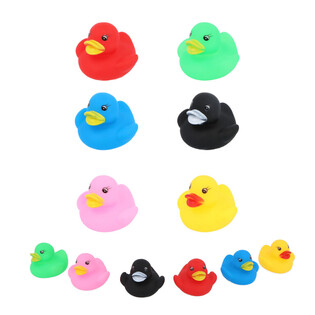 Patinhos de Banho com Purpurina de Cores Mistas - Dim: 6x5x6 cm - (12 un.)