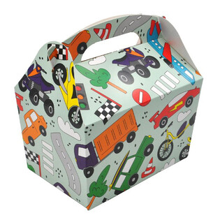 MENUBOX MODELO: VE&Iacute;CULOS - Dim. 18.5x12x19 CM - FOODBOX - KIDSBOX (24 un.)