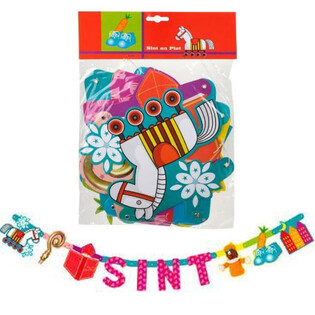 GUIRLANDA SINTERKLAAS E PIET - COMPRIMENTO 1,5 M (12 un.)