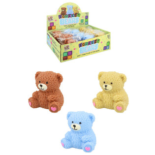 URSO SQUUZY SQUISHY - CORES SORTIDAS - EM DISPLAY (12 un.)