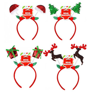 MIX TIARAS DE NATAL (12 un.)