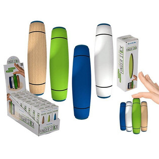 AMAZING FINGER STICK - MADEIRA EM CAIXA - CORES SORTIDAS EM DISPLAY - 3x9 Cm. (24 un.)