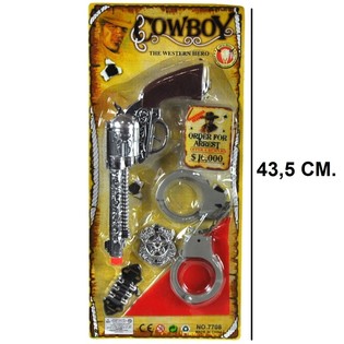 SET DE COWBOY EM CART&Atilde;O - MODELO 5 (6 un.)